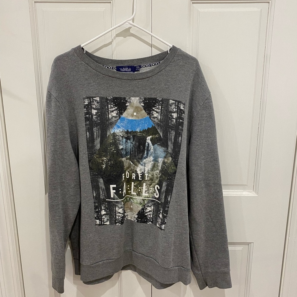 Topman XXL sweater - grey - men’s